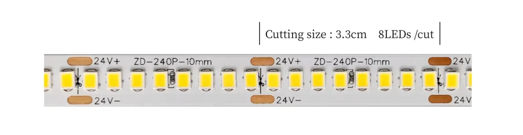 High Quality Decorative Christmas Light 2835 Sanan Chip Flexible LED Strip