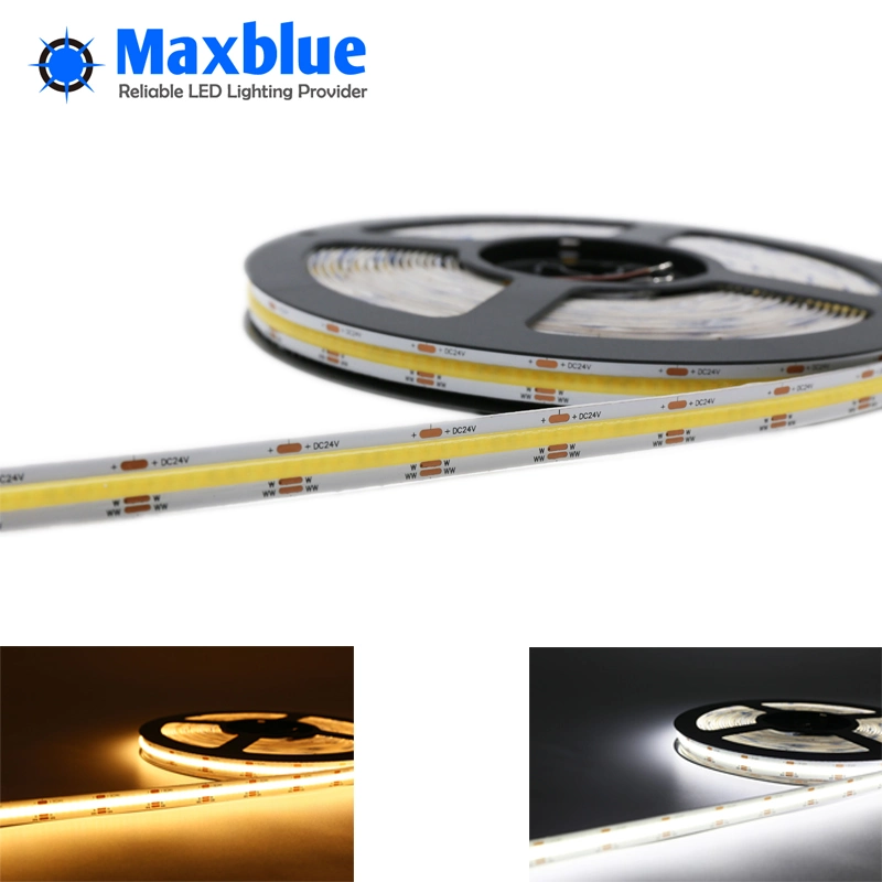 Wholesale 576chips Dual White CCT Changeable COB LED Strip