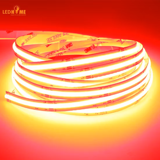 2021 горячая низкая цена 24V 280 светодиодов RGB COB светодиодная лента для алюминиевого профиля