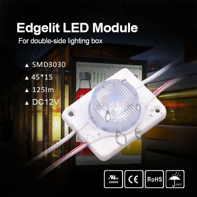 125лм 1,5Вт IP67 12В Рекламный щит 32X29X15мм SMD3030 Edgelit LED-Module Licht