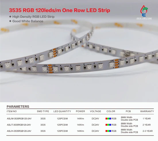 Светодиодная лента SMD3535RGB, меняющая цвет, гибкая RGB