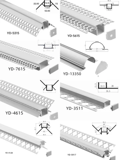 Безрамочный алюминиевый светодиодный профиль Sky Linear Lighting Profile 91,69*51